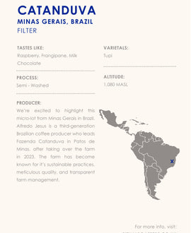 Catanduva (Semi-Washed) - Brazil